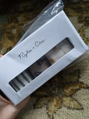 Calcetines bebé Rylee And Cru 12-24 mos rayas, barcos, sol 76% algodón orgánico  Foto 1 de 3