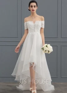 JJs House Wedding Dress Size 12 - Picture 1 of 7