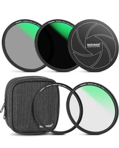 NEEWER 67mm Magnetic Lens Filter Kit, Neutral Density ND1000 & MCUV & CPL Filter - Picture 1 of 1