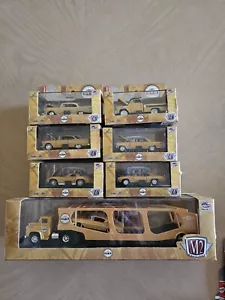 M2 Chevy 60 Years Walmart Exclusive Set With Hauler And 6 Cars - Picture 1 of 8