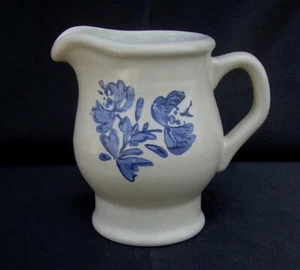 Pfaltzgraff USA Yorktowne Creamer Cream Pitcher Gray Blue - Picture 1 of 1