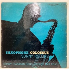Sonny Rollins Quartet Saxophone Colossus PRESTIGE LP7079 US 1956 LP Record Jazz 