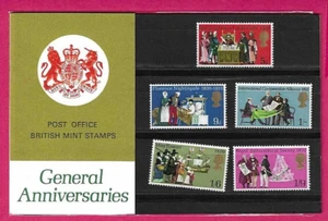 GB 1970 Paquete de Presentación #16 Aniversarios Generales (Tipo E) - MNH y Estuche - Imagen 1 de 3