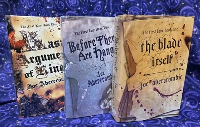 First Law Trilogy by Joe Abercrombie, PYR HC BCE: Blade Itself, Last Argument + - Image 1 of 4