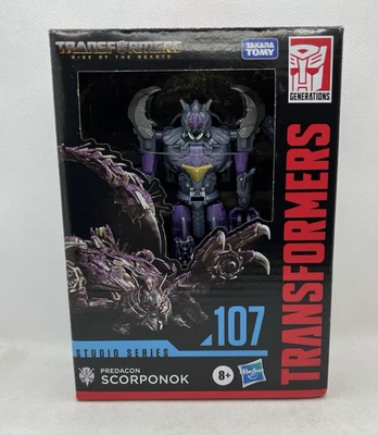 Transformers Studio Series Deluxe Class Scorponok 107 Action Figure NEW UK - Image 1 of 4