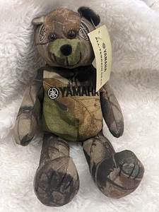 Yamaha Merchandise Stofftier Plüschbär Camouflage Kodiak Jagd Gelände Logo - Bild 1 von 6