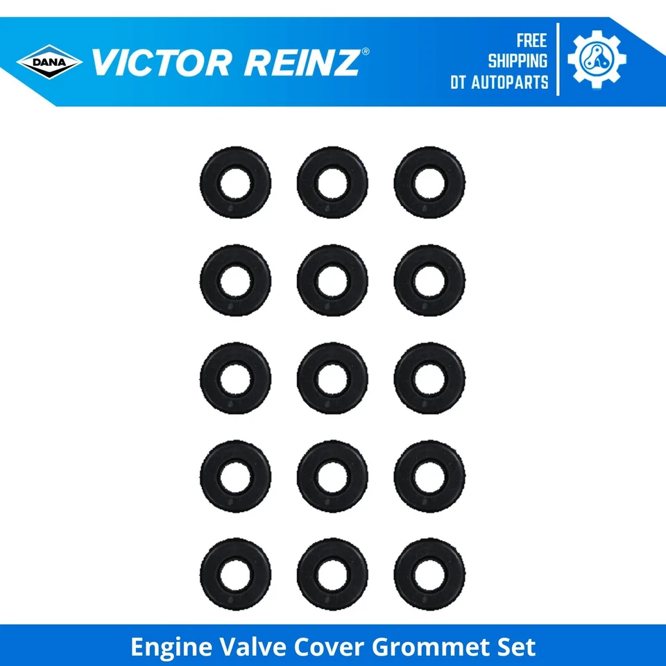 Para 2001-2005 BMW 330xi conjunto de ilhós tampa da válvula do motor Victor Reinz 2002 2003 - Imagem 1 de 1
