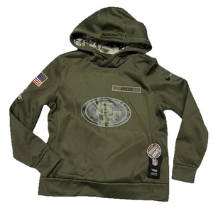 NEW Nike San Francisco 49ers Salute to Service Green Hoodie Woman Size Medium - Picture 1 of 10