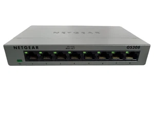 NETGEAR GS308 v2 8-Port Gigabit Ethernet Unmanaged Switch ! - Picture 1 of 4