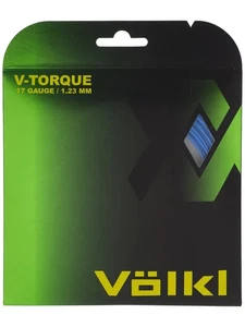 Juego de cuerdas de tenis Volkl V-Torque calibre 17 1,23 mm azul oscuro - Imagen 1 de 2