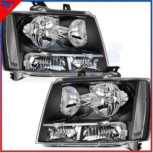 Pair Headlights Assembly For Chevy Suburban 07-14 Headlamp Replacement - Picture 1 of 10