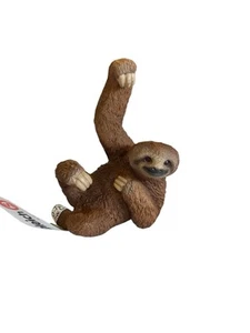 Schleich Handpainted Realistic Mini Sloth Animal Figure, Toy & Collectible - Picture 1 of 6