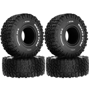 1.9in Tires 1/10 RC Tires RC Crawler Tires Rubber Tires 120 * 47 for 1/10 TRX... - Picture 1 of 6