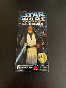 STAR WARS COLLECTOR SERIES 12" OBI-WAN KENOBI ACTIONFIGUR 1996 KENNER SEALED - Bild 1 von 3