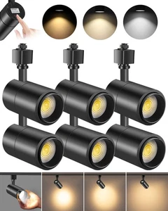 3-Color Zoomable 20W LED Track Lighting Heads H Type Track Light Heads Dimmab... - Bild 1 von 7
