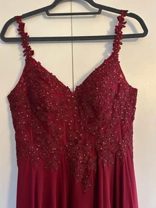 Abiballkleid Weinrot - Bild 1 von 5