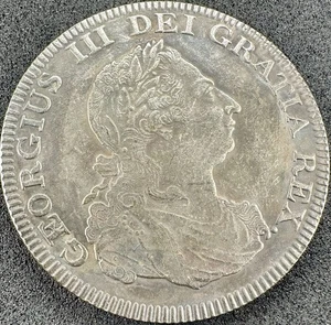 Moneda colonial de plata de Jorge III Bermudas de 5 chelines 1808 rara en muy buen estado circulada - Imagen 1 de 2