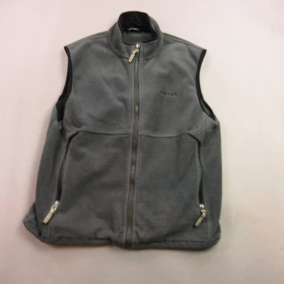 Marmot Vest Mens Large Full Zip Sleeveless Outdoor Lightweight Gray Pockets - Image 1 of 4