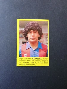 Cromo Maradona 83 84 Super fútbol Rollan new - Imagen 1 de 2