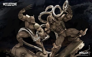 WOLVERINE VS OMEGA RED Statue Diorama Marvel Avengers Resin Model Kit WICKED - Picture 1 of 12