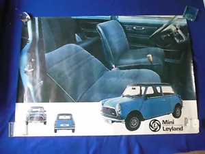 Original British Leyland 1976 UK Mini Special Dealer Poster LI116 - Bild 1 von 7