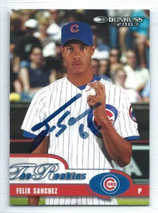 Felix Sanchez signed 2003 Donruss baseball card, Chicago Cubs #30 autograph - Picture 1 of 1