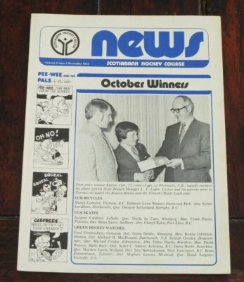 Scotia Bank Hockey college news Novem 1972 October Winners Gordie Howe  poster  - Image 1 of 3
