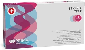 PRIMA Home Test Streptococco A Tampone Faringeo 1 Test Validato Qualità Svizzera - Foto 1 di 12