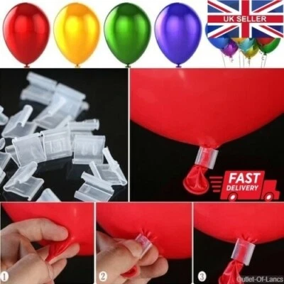 Balloon clip ties seal helium air love quick easy useful party wedding occasion — 第 1/4 张图片
