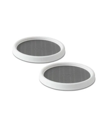 Copco Set of 2 9-inch Non-Skid Pantry Cabinet Lazy Susan Turntable - Image 1 of 2