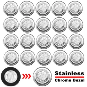 20X 3/4" 12V Side Marker Lights LED Truck Trailer Round Side Bullet Lights White - Picture 1 of 13