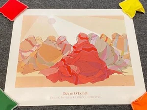 Diane O'Leary 1987 Brazen Images Carmel California Art Poster Print Signed - Picture 1 of 12