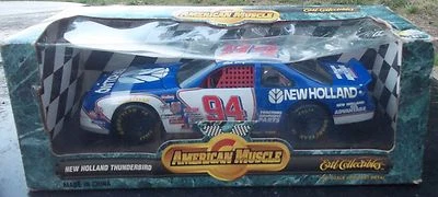 Ron Barfield # 94 New Holland Thunderbird 1/18 Scale Diecast NASCAR Model - Image 1 of 2