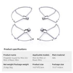 4Pcs Propeller Guard Protective Cover Wing For DJI Mini 2 Mavic Mini SE Drone - Picture 1 of 9
