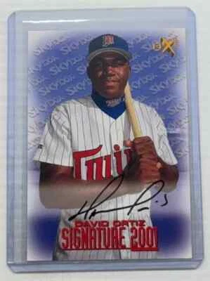 1998 SkyBox E-X 2001 David Ortiz Signature 2001 Auto Autograph #NNO Twins - Image 1 of 2