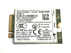 K9CNF 0K9CNF NUOVA SCHEDA INTERNA DELL DW5811e EM7455 WWAN BROADNABD 4G PER LAPTOP - Foto 1 di 2