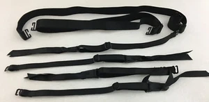 3 pares de medias ajustables unisex correas de liga con clip negras de colección - Imagen 1 de 4