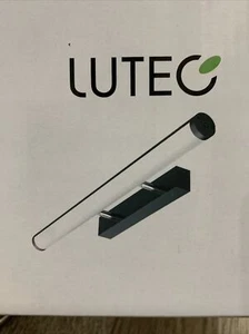 Lutec bathroom wall light 10W tri color Kerry Black - Picture 1 of 5
