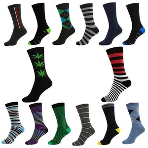 Mens Moon Funky Design Socks Bright Cotton Rich Coloured Stripes Size 6-11 - Picture 1 of 72