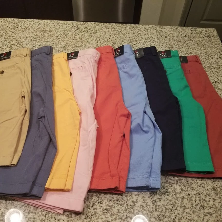 Nuevos Pantalones Cortos de Vellón Brooks Brothers para Niños Todas las Tallas Tostado Rosa Azul Naranja Verde 0019 Foto 1 de 4