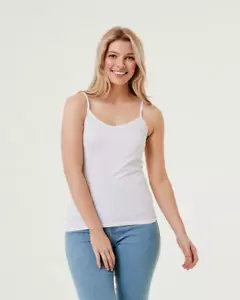 "Simple Women's Camisole Tank Top - Basic Sleeveless Shirt For Layering" AU - Picture 1 of 21