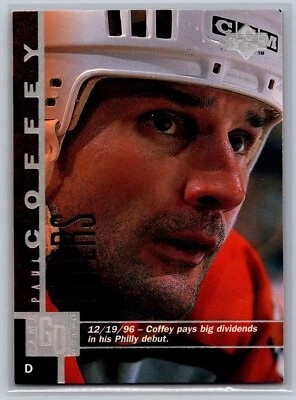 1997 Upper Deck Game Dated Hockey #329 Paul Coffey HOF Philadelphia Flyers - Image 1 of 2