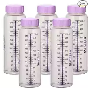 Sterifeed Baby Bottle Sterile Reusable 250ml Pack of 5 uk#1 New & - Picture 1 of 3
