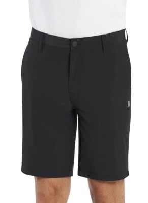 Pantalones Cortos Hurley Para Hombre Todo el Día Híbridos Secado Rápido 4 Vías Elastizados Negros Talla 34 Foto 1 de 4