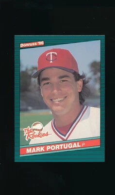 1986 Donruss "The Rookies" #44 Mark Portugal XRC * P * Minnesota Twins * NM-MT * - Image 1 of 2