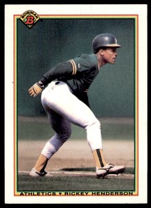 1990 BOWMAN RICKEY HENDERSON OAKLAND ATHLETICS #457
