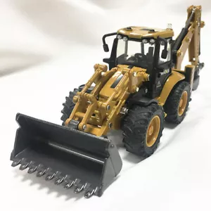 1:50 Backhoe Excavator Front Loader Construction Vehicle Model Diecast Boys Toys - Picture 1 of 10