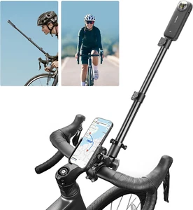 2 in 1 Bike Selfie Stick Mount and Bicycle Navigation for Insta360 X4 X3 One X2  - Picture 1 of 6