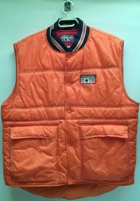 Chaleco Converse All Star Para Hombres Grande Informal Naranja Sólido Usado en Excelente Condición Foto 1 de 4