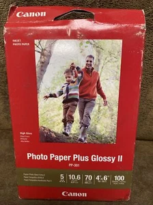 Canon Photo Paper Plus Glossy II ,4" x 6" Inkjet Printer Paper. - Picture 1 of 6